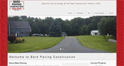 Desktop Screenshot of bardpaving.com